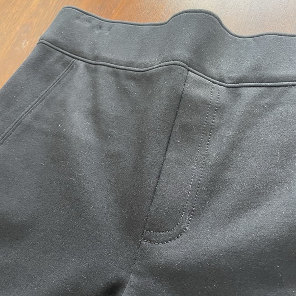 SPANX The Perfect Pant in Classic Black Slim Straight Ponte Knit M Work Career - Picture 3 of 11